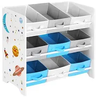 Songmics Kinderregal weiß 62,5 x 29,5 x 60,0 cm