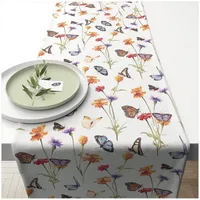 Ambiente Home Ambiente Tischläufer 40x150cm Butterfly garden 16619335