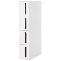 Songmics Nischenwagen weiß 17,0 x 45,0 x 83,0 cm
