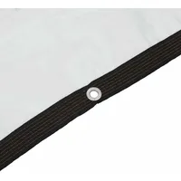 VidaXL Transparente Plane mit Ösen 5x5 m Polyethylen
