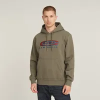 G-Star Herren Hoodie - Old Skool Logo, Pullover, Kapuze,