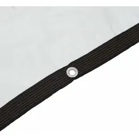 VidaXL Transparente Plane mit Ösen 1x10 m Polyethylen