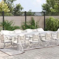 VidaXL Transparente Plane mit Ösen 4x12 m Polyethylen -