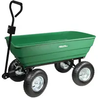 Helo24 Bollerwagen kippbar grün/schwarz