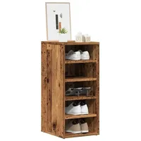 VidaXL Schuhschrank Altholz-Optik 32x35x70 cm Holzwerkstoff