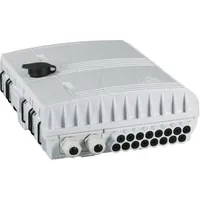 EFB-Elektronik EFB FTTH-BOX-OUT-1 FTTH Anschlussbox für 32Fasern, 16Kupplungen und