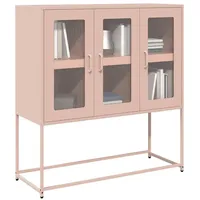 VidaXL Sideboard Rosa 100,5x39x107 cm Kaltgewalzter Stahl