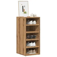 VidaXL Schuhschrank Artisan-Eiche 32x35x70 cm Holzwerkstoff