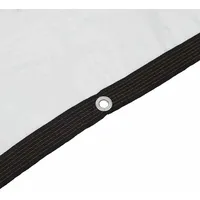 VidaXL Transparente Plane mit Ösen 1x6 m Polyethylen