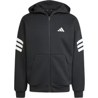Adidas Future Icons 3-Streifen Reißverschlusspullover Black M