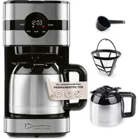 DS PRODUKTE Barista Filterkaffeemaschine Touch Iso mit Isolierkanne, LED-Touchdisplay,