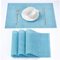 Simurq Tischsets Abwaschbar - Platzsets aus PVC, rutschfest und