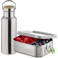 Assheuer & Pott Pausenset aus Edelstahl Lunchbox 0,8 Ltr.