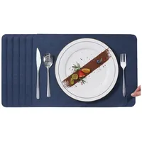 Simurq Platzsets Abwaschbar in Lederoptik - Beidseitig Nutzbare und