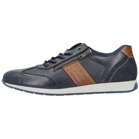 Rieker Sneaker RIEKER, Herren, Gr. 45, blau, Leder, Synthetik,