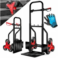 Masko Masko® Treppenkarre Sackkarre 200kg Transportkarre Treppensteiger Stapelkarre