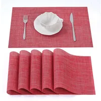 Simurq Tischsets Abwaschbar - Platzsets aus PVC, rutschfest und