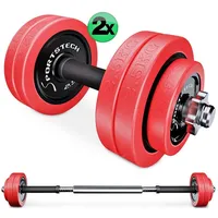 Sportstech Hantel AH300 2in1 Set Kurzhanteln 20 kg abnehmbare