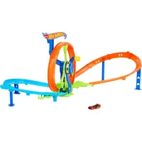 Mattel Europa B.V. Hot Wheels Schnellstart- und Looping-Spielset und