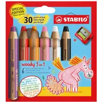 Stabilo woody 3 in 1 6 St. mehrfarbig