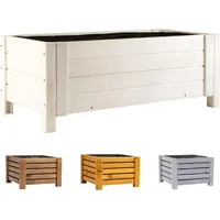BooGardi Blumenkasten aus Holz · 4 Farben und 2