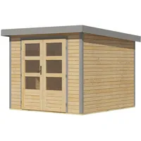 Karibu Jupiter 3,5 A", naturbelassen/graualuminium