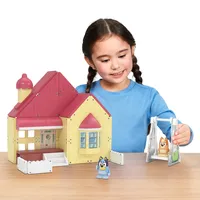 Tile town Bluey Heeler House Magnetic Tiles Playset