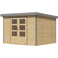 Karibu Jupiter 5 A", naturbelassen/graualuminium