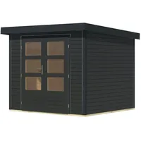 Karibu Metall-Holzgartenhaus Hybridhaus Jupiter A/B/C/D - 19 mm/0,75 mm