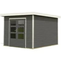 Karibu Metall-Holzgartenhaus Hybridhaus Pluto B - 28mm-271 x 271