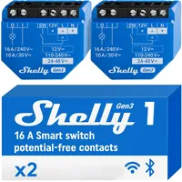 Shelly 1 Gen3 2er Pack·