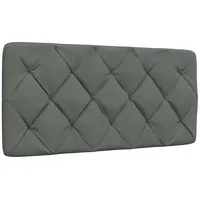 VidaXL Kopfteil-Kissen Dunkelgrau 100 cm Stoff