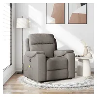 VidaXL Massagesessel Taupe Stoff