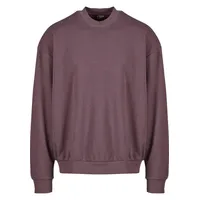 URBAN CLASSICS Light Terry Crew Pullover in Violet, Größe
