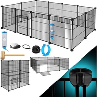 Kesser KESSER® Freigehege Gittergehege für Kaninchen aus Metallgitter XXL
