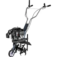 Wiltec Wiltec, Benzin Bodenhacke 36cm Gartenhacke mit Motor 144ccm
