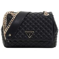 GUESS Eco Rianee Convertible Xbody Flap Bag Black