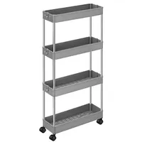 Songmics Nischenwagen grau 40,0 x 12,5 x 88,0 cm