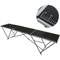 Baumarktplus Tapeziertisch Alu Flohmarkttisch 300x60 cm Klapptisch klappbar mit