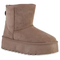 VAN HILL Winter Boots in Khaki