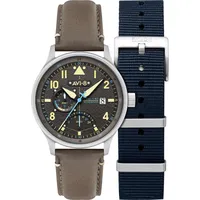 Avi-8 AV-4101-09 Herrenuhr Hawker Hurricane McKellar Dual Time 44mm