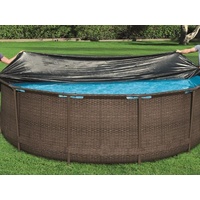 BESTWAY Abdeckplane Ø 366 cm schwarz SCHWARZ No Size