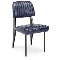 BIZZOTTO Stuhl Nelly Kunstleder blau