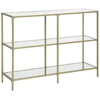 VASAGLE LGT27G Konsolentisch 100x30x75 gold