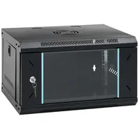 VidaXL 6U Wand-Netzwerkschrank 19" IP20 53x40x30 cm