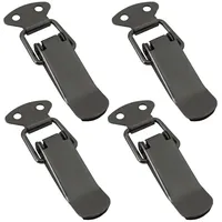 SOTech 4 Stück Spannverschluss LATCH Edelstahloptik Kniehebelspanner