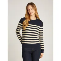 Tommy Hilfiger Rundhalspullover »CO JERSEY STITCH LS C-NK SWT«,
