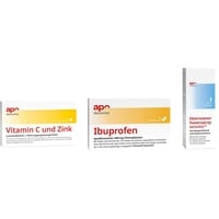 Apo-discounter.de Schnupfen Set - Lutschtabletten + Nasen-Pflegespray + Ibuprofen