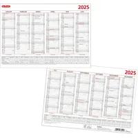 Herlitz Tafelkalender A4 inkl. Schulferien rot/schw