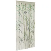 VidaXL Insekten-Türvorhang Bambus Druck 90x220 cm Bambus